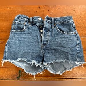 Stylish Blue Denim Women Shorts 501